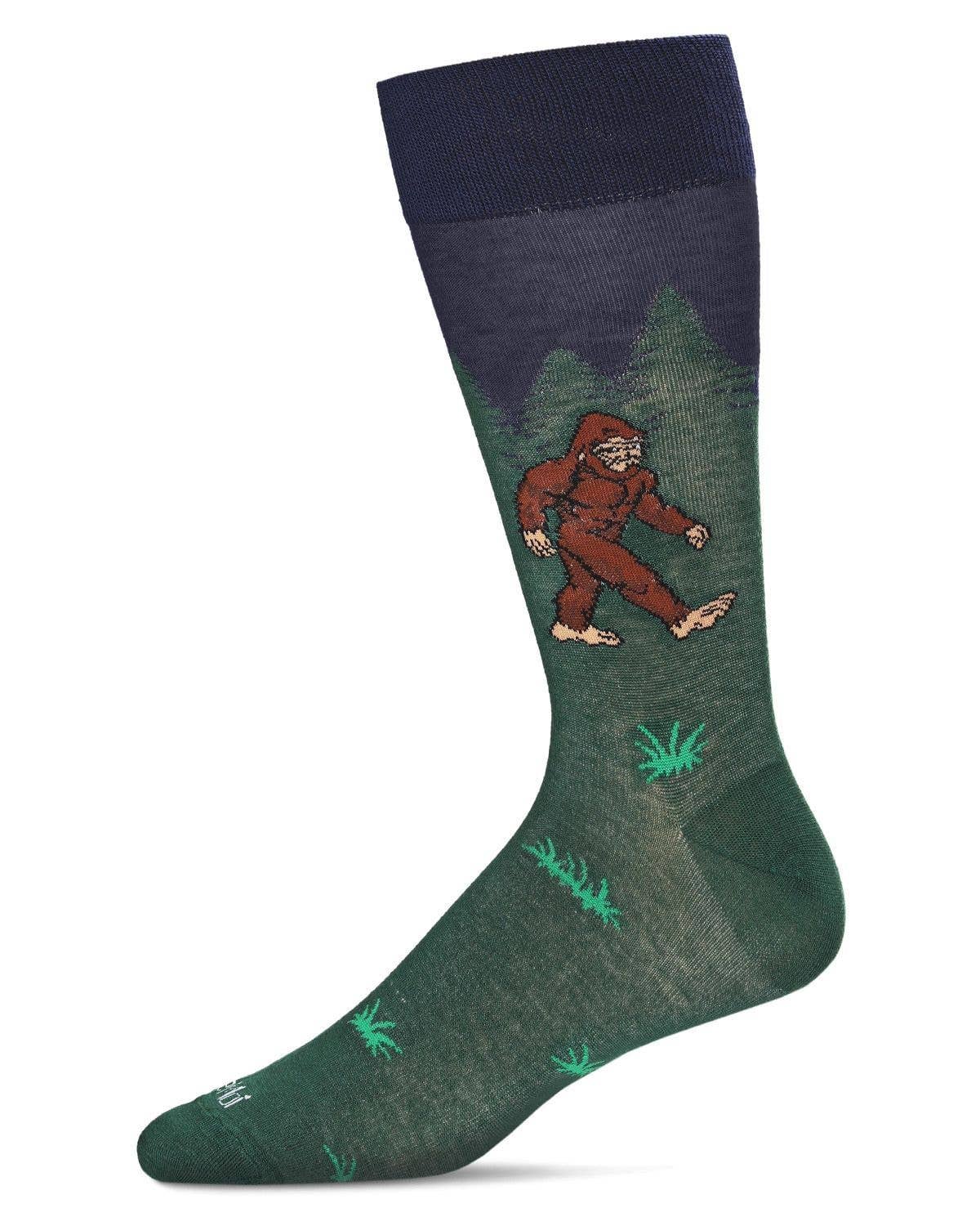 Bigfoot is Real Bamboo Blend Crew Socks