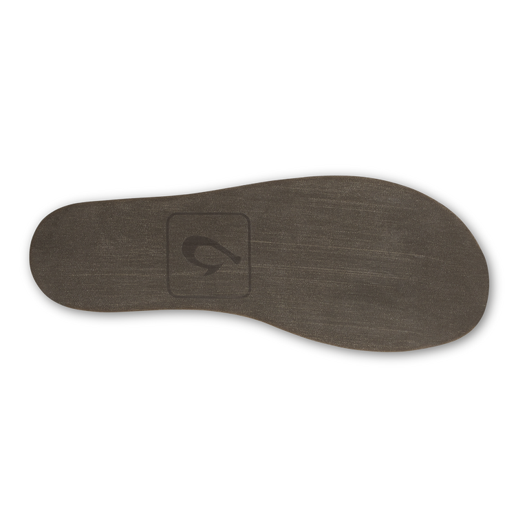 Olukai Moloā Leather Slipper - Kona Coffee