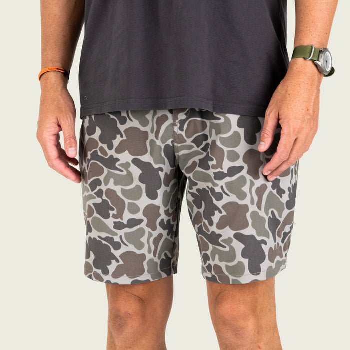 Marsh Wear Prime Short - Dark Green Mallard Camo