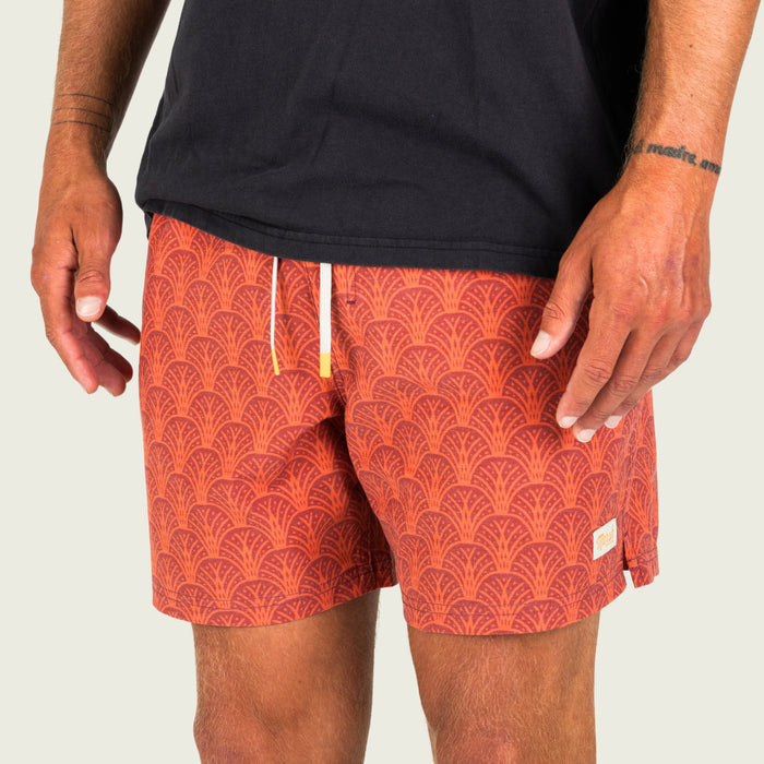 Marsh Fulton Volleys 6" Shorts- Etrusan Red