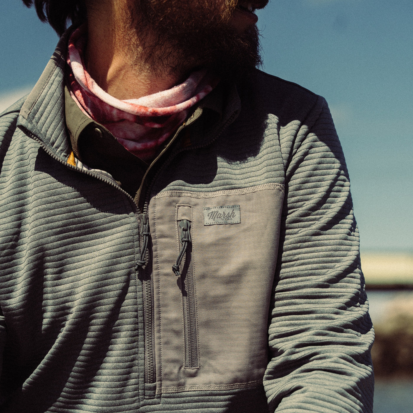 Marsh Sullivan 1/4 Zip - Steel