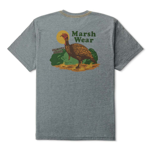 Marsh Heritage Turkey Tee - Steel Heather