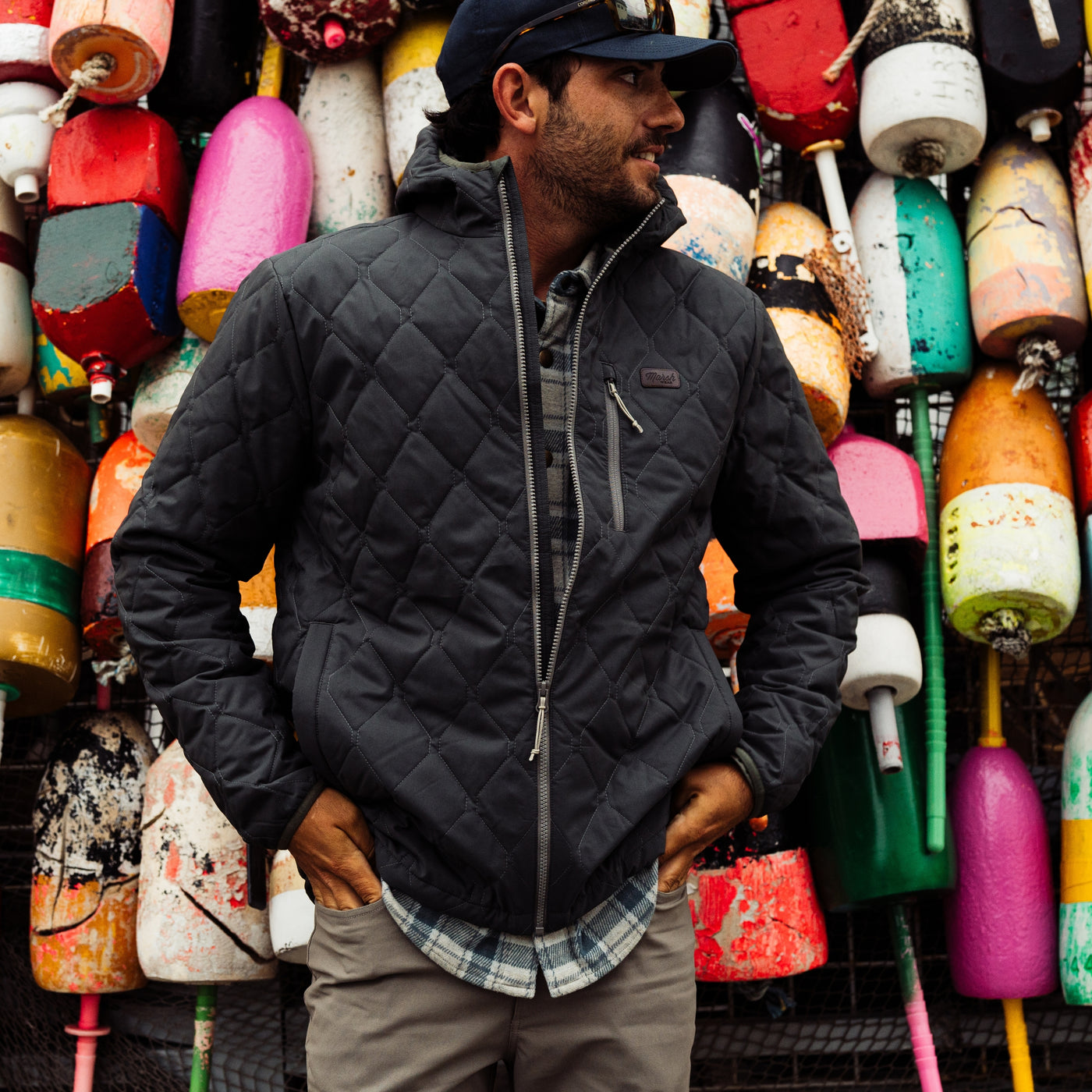 Marsh Barnwell Puff Jacket - Ash