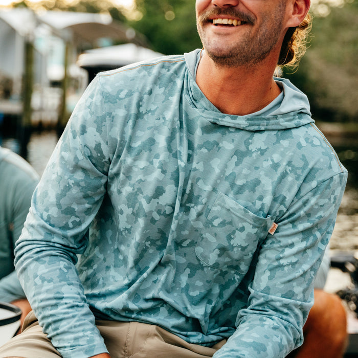 Marsh Buxton Tech Hoodie - Trellis Foxhole Heather