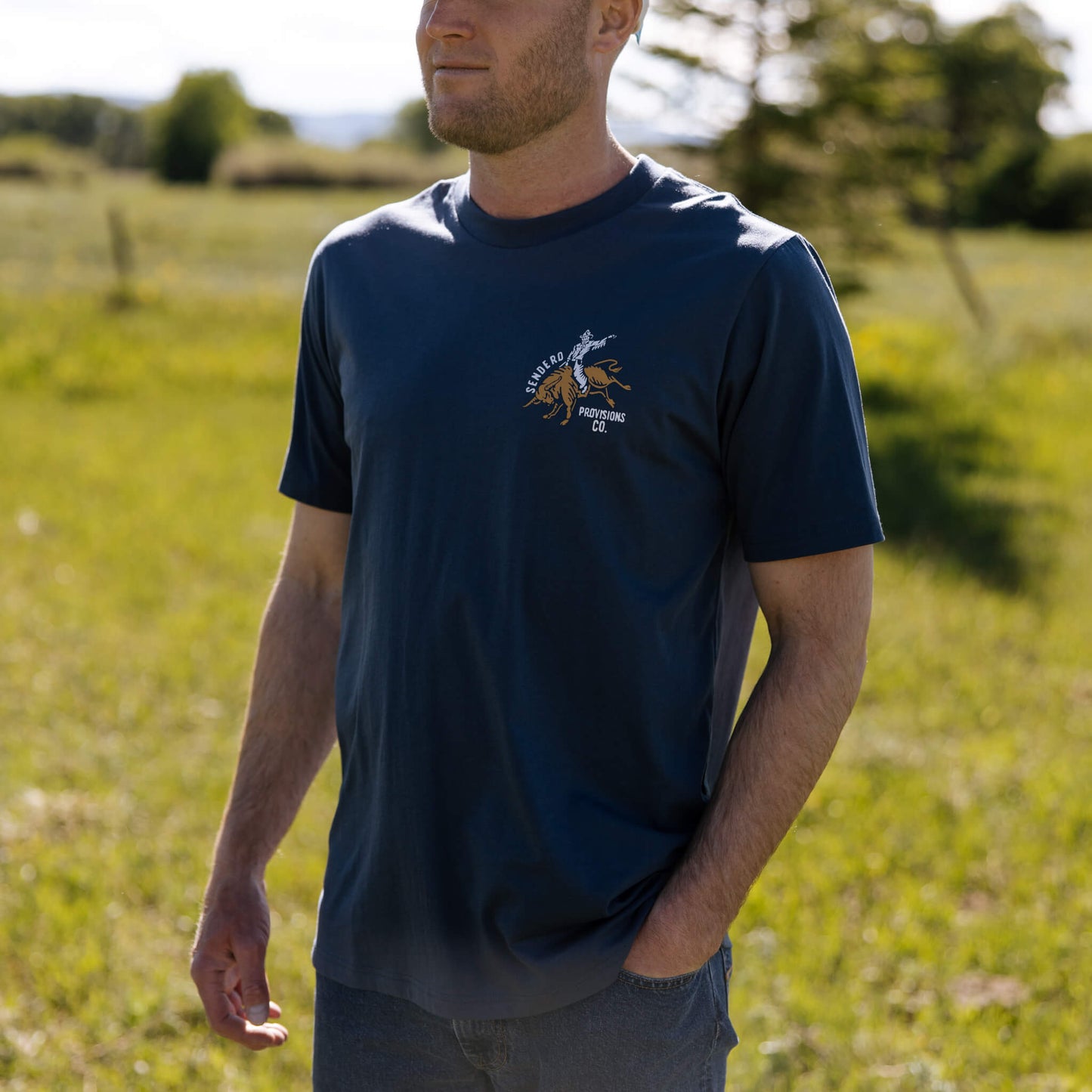 Sendero Ride or Die Tee - Navy