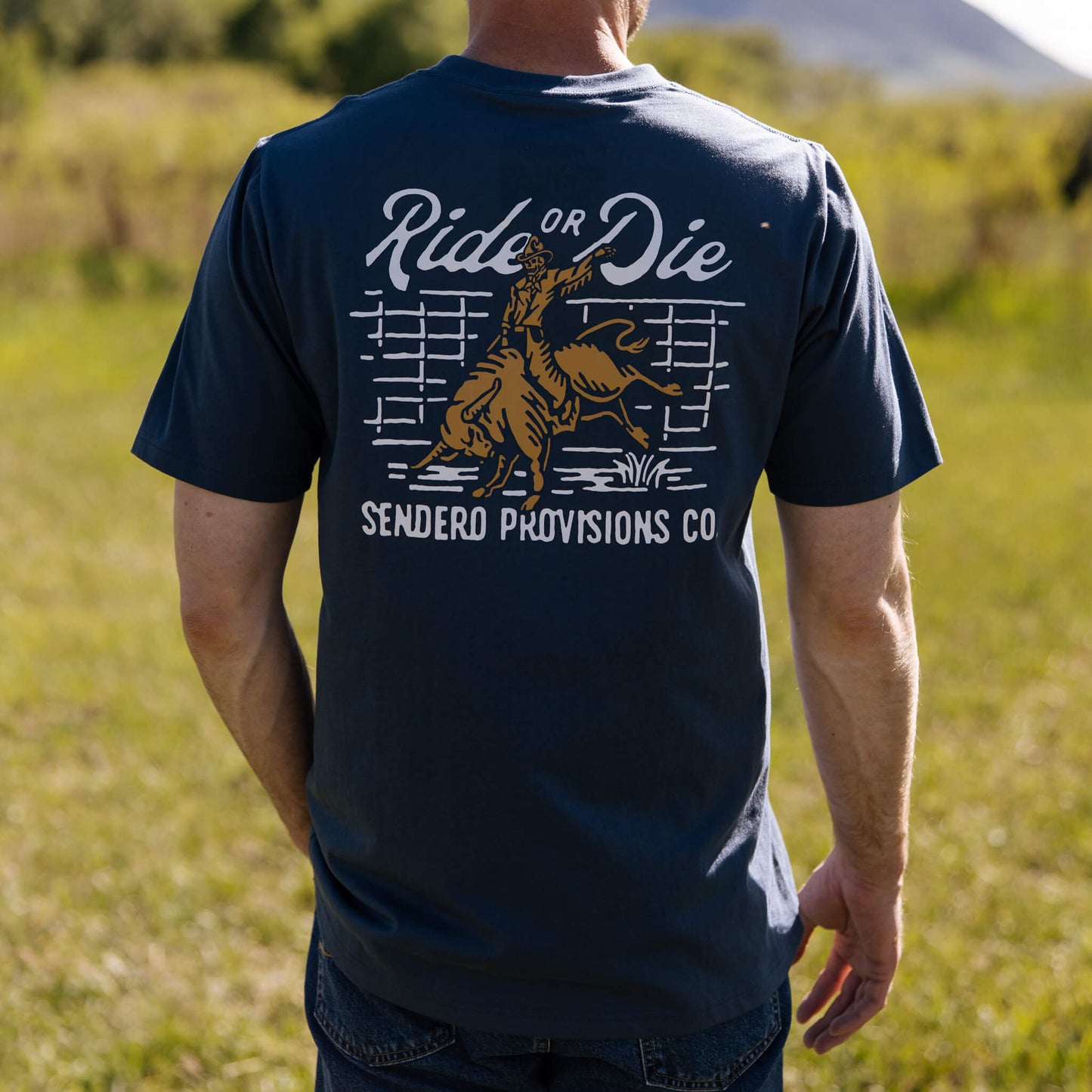 Sendero Ride or Die Tee - Navy