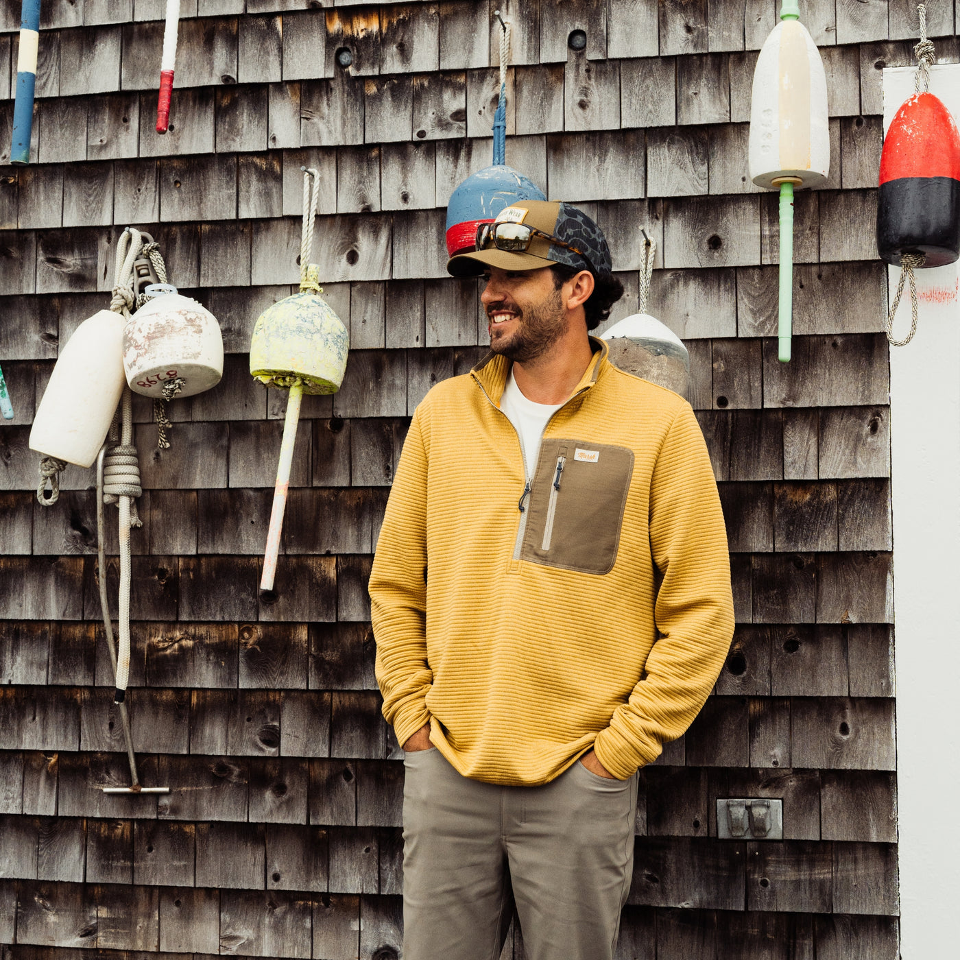 Marsh Sullivan 1/4 Zip - Harvest Gold
