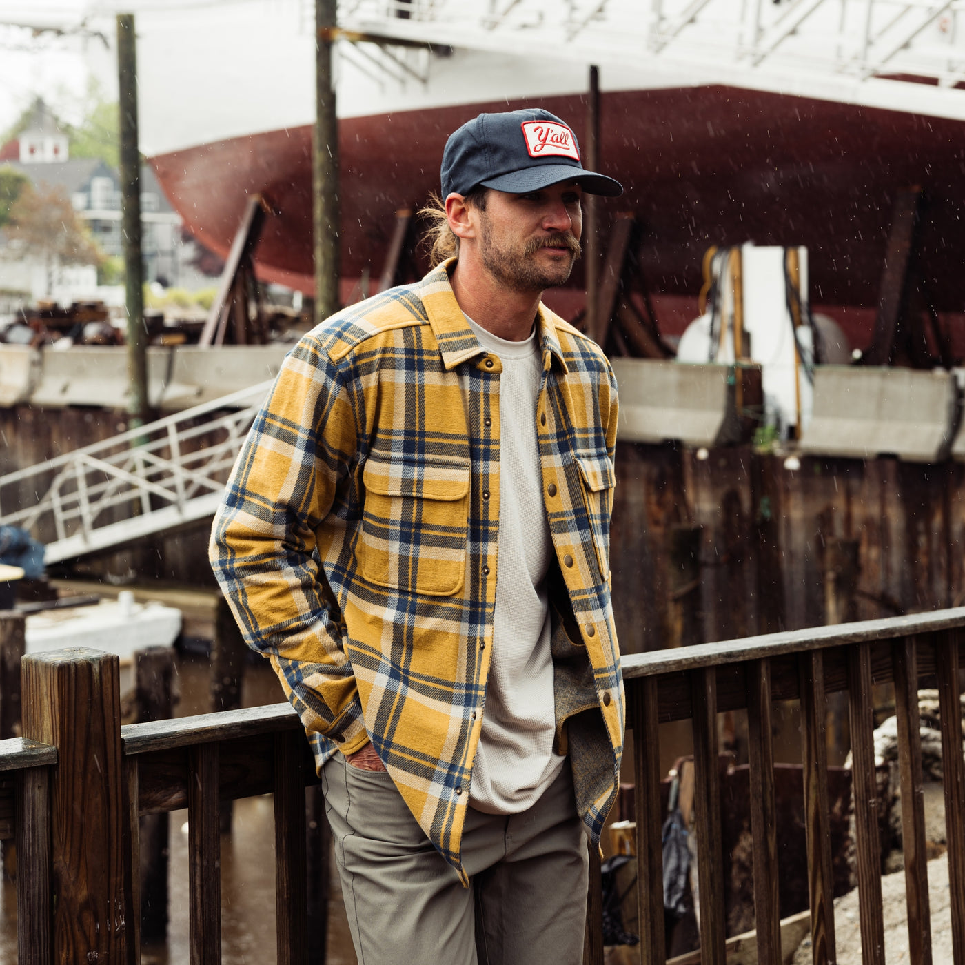 Marsh Seadrift Overshirt - Harvest Gold