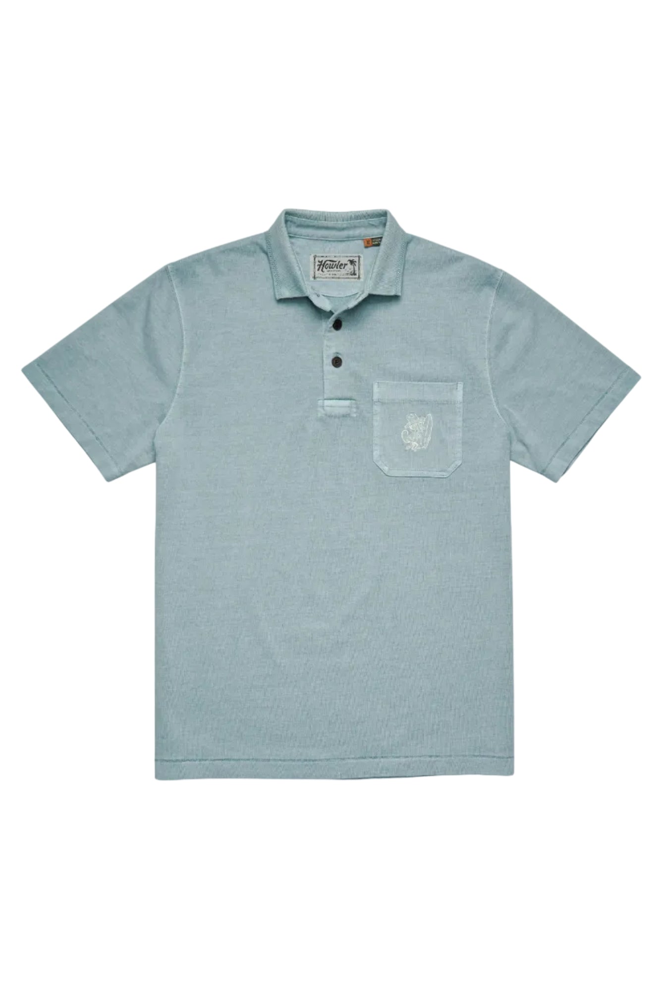 Howler Bros Pilgrimage Polo - Riviera Blue