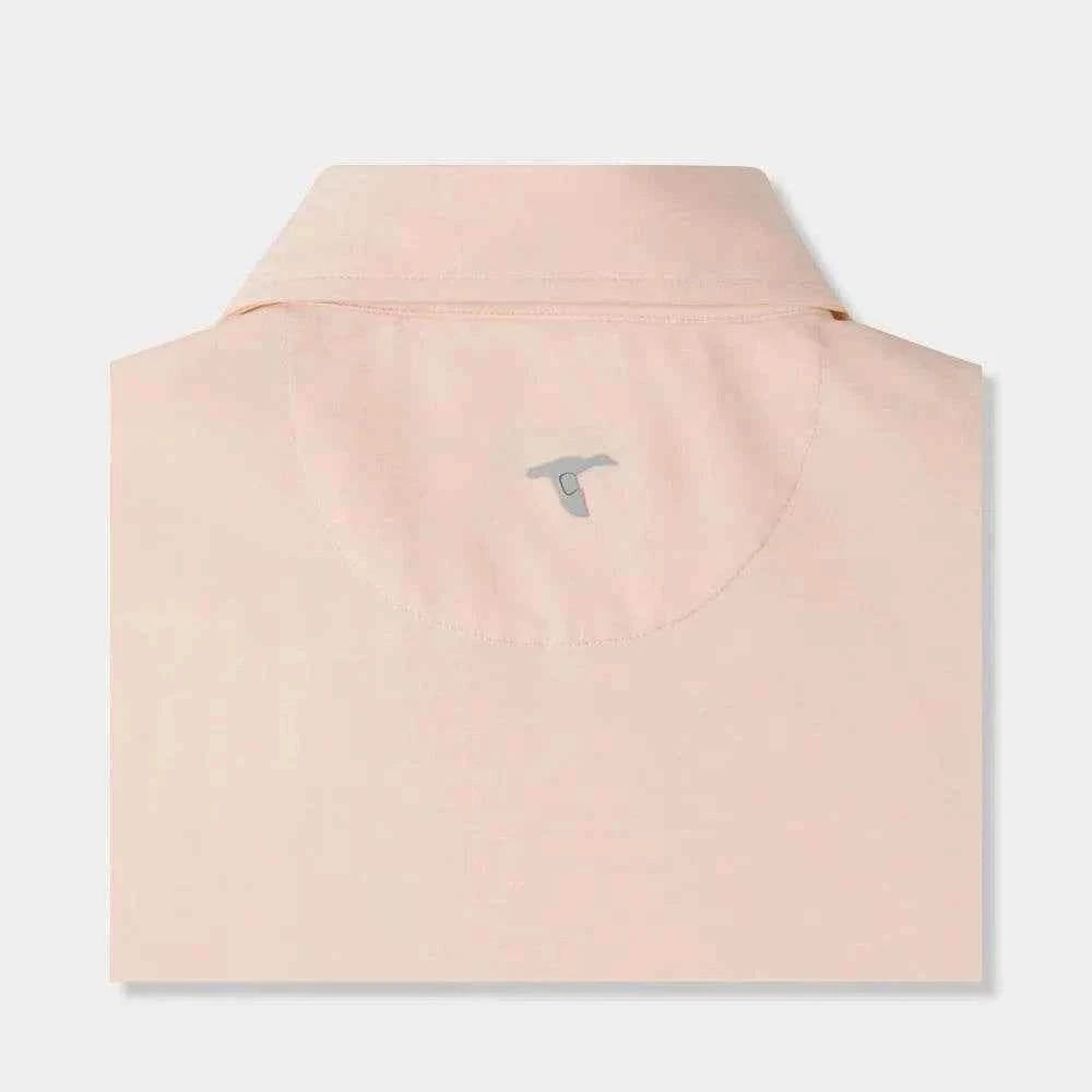 GenTeal Heritage Peach Heathered Brrrº Performance Polo