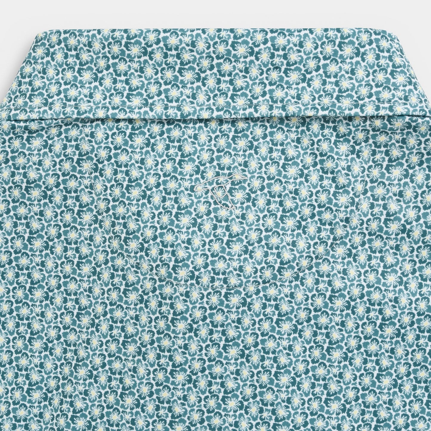 GenTeal Printed Performance Polo - Sage Hibiscus