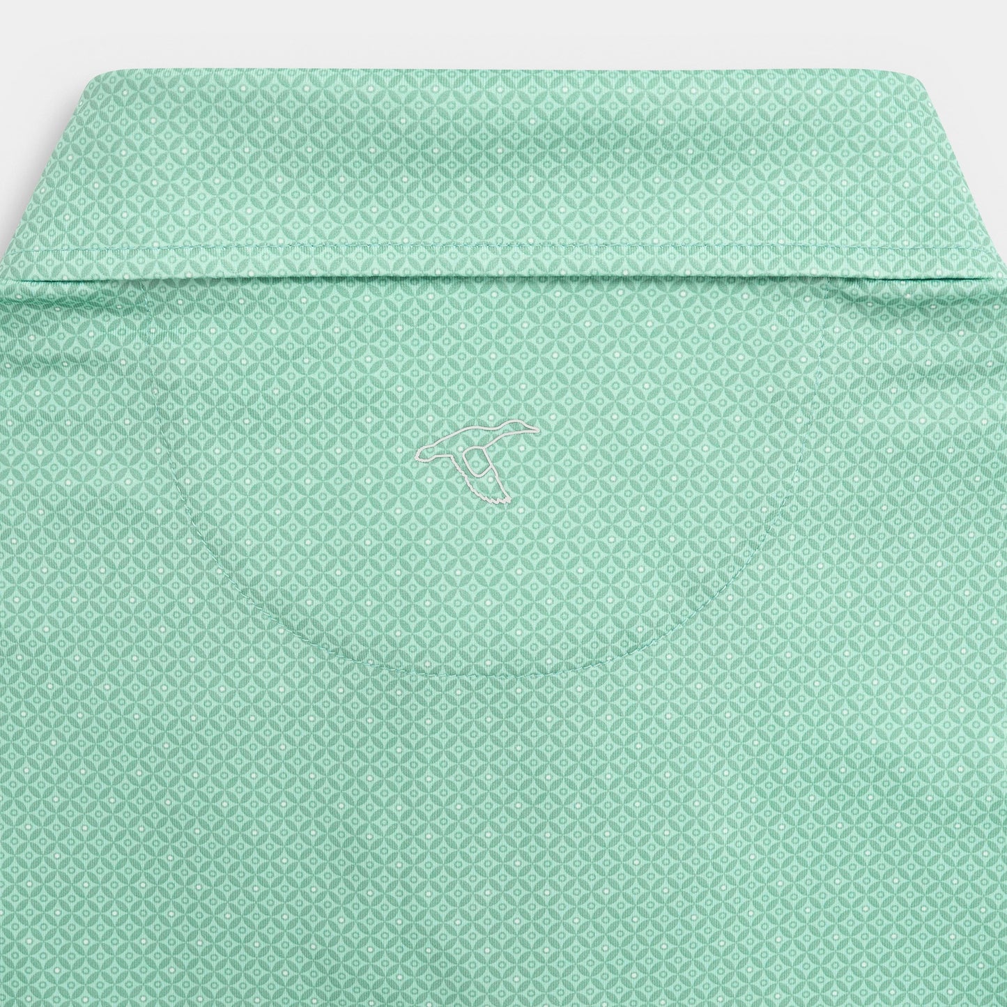 GenTeal Printed Performance Polo - Cactus Circle