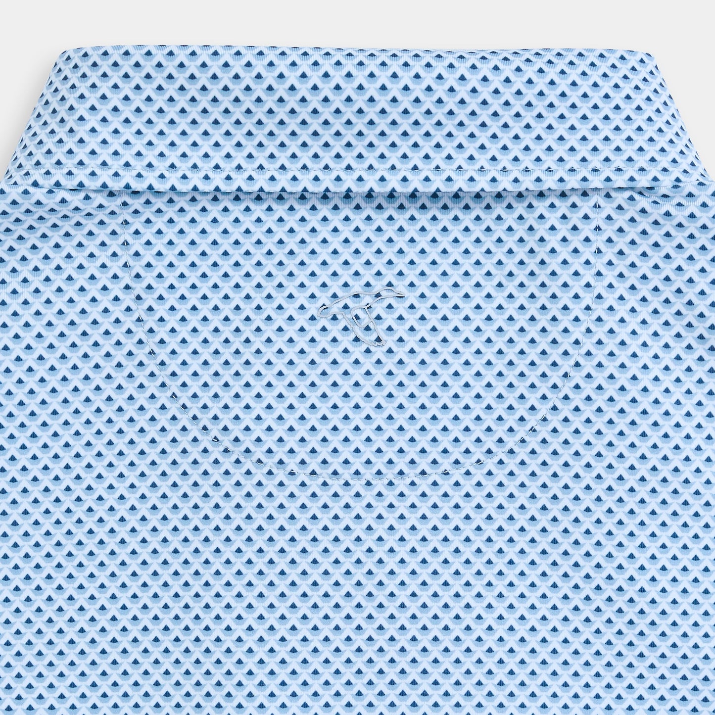 GenTeal Prismatic Printed Performance Polo - Sky