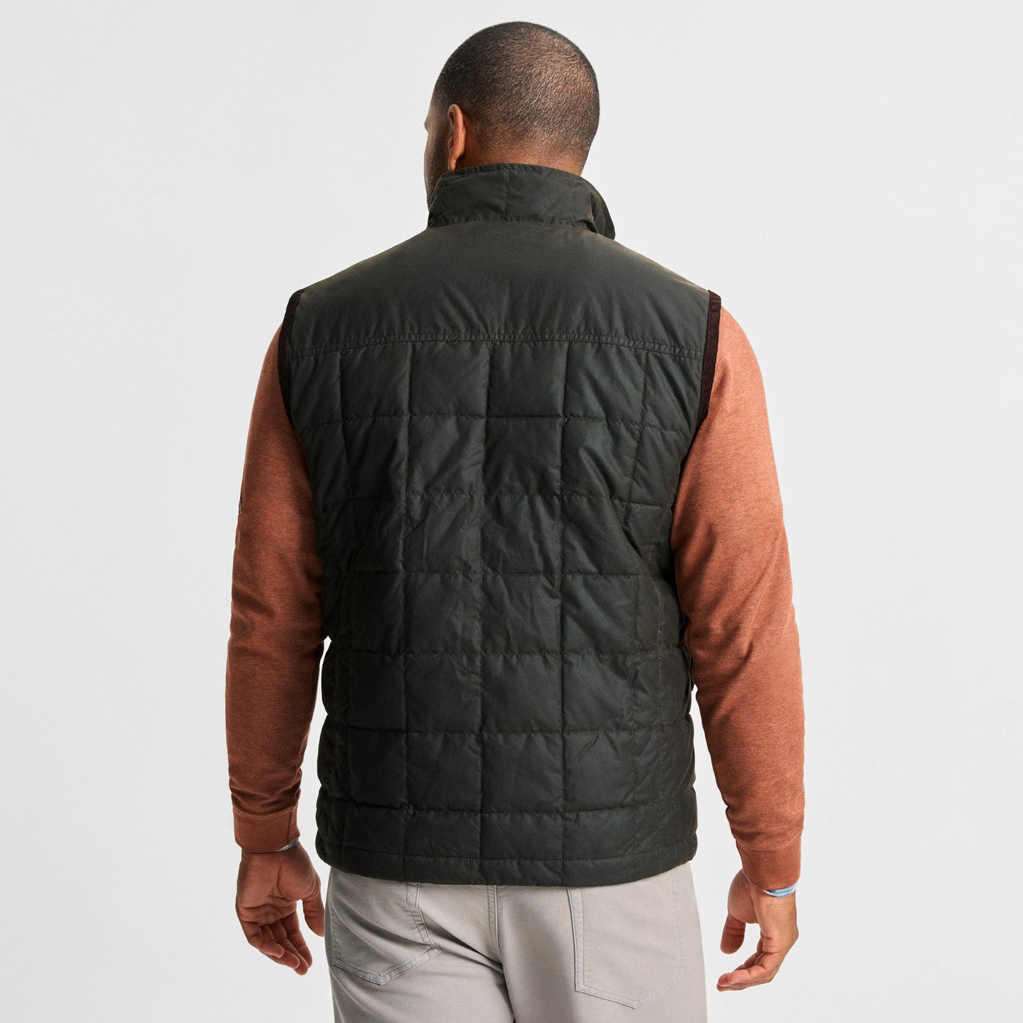 Genteal Chocolate Merritt Waxed Cotton Vest