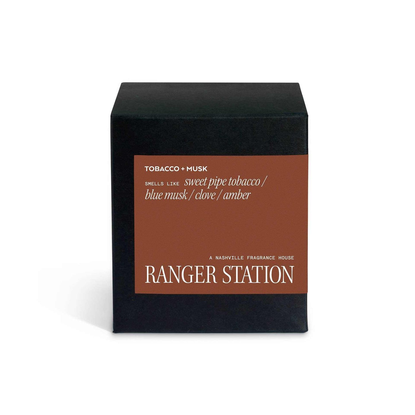 Tobacco + Musk Candle: 11 oz Rocks Glass