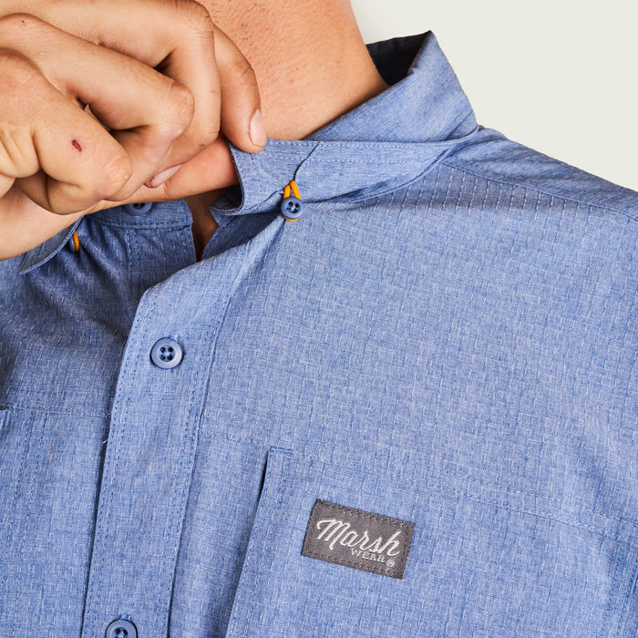 Marsh Lenwood Tech Shirt - Riviera Blue