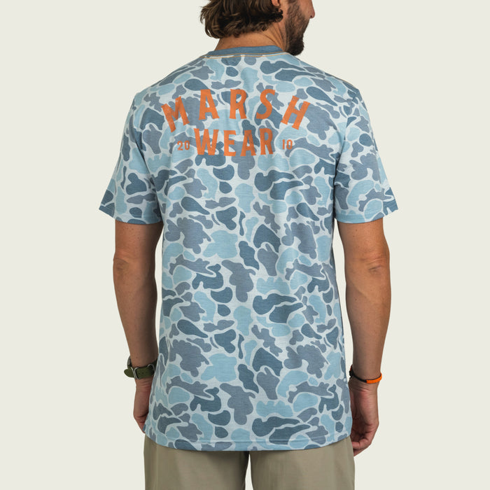 Marsh Wear Stackhouse Hagood Tee - Silver Mallard Camo