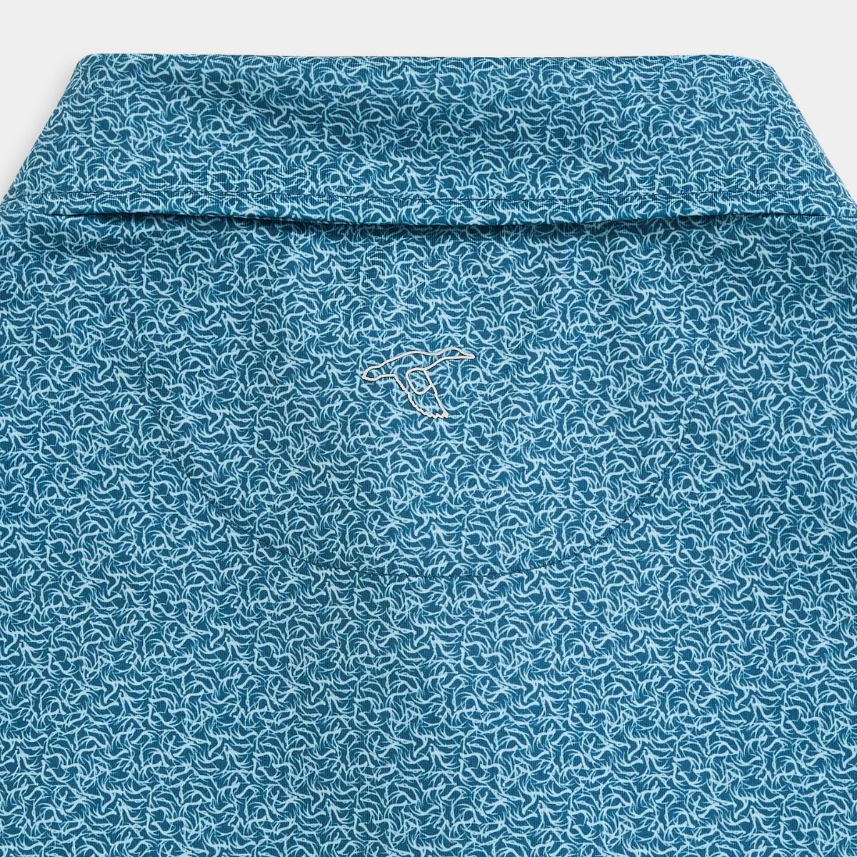 GenTeal Antlers Printed Performance Polo - Twilight