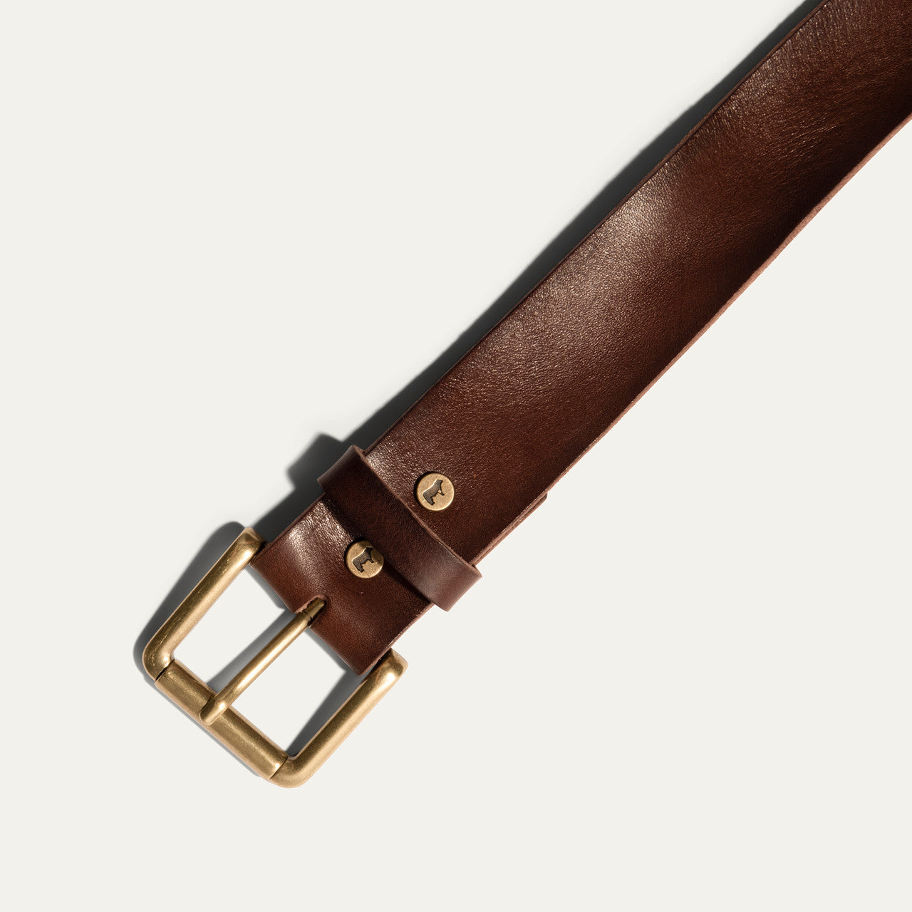 Vintage Washed Belt - Cognac