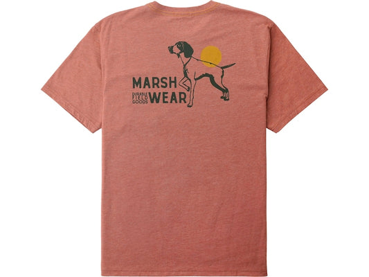 Marsh Field Tee - Etruscan Red Heather