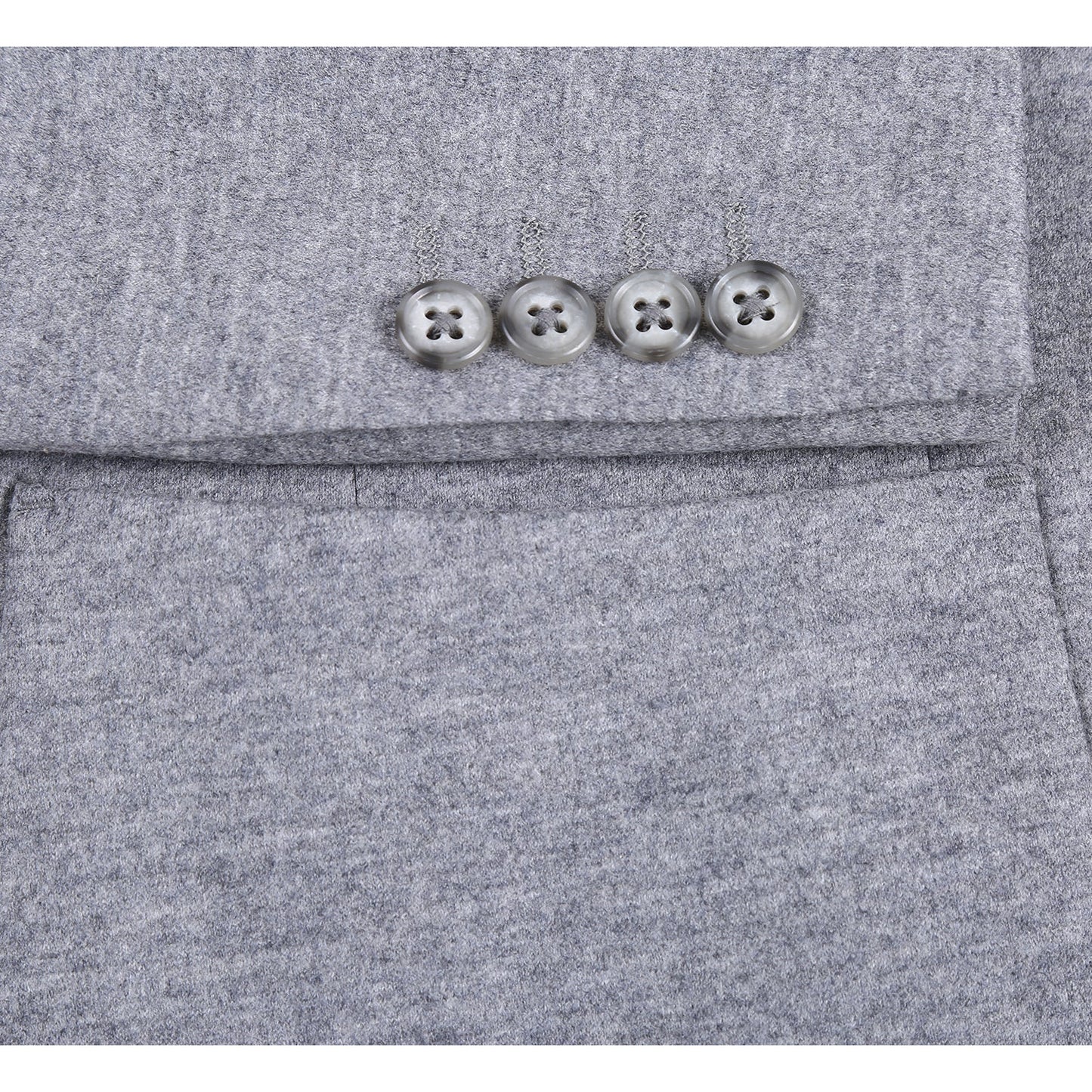 Slim Fit Riserva Jacket - Light Grey Heather PF25-20W