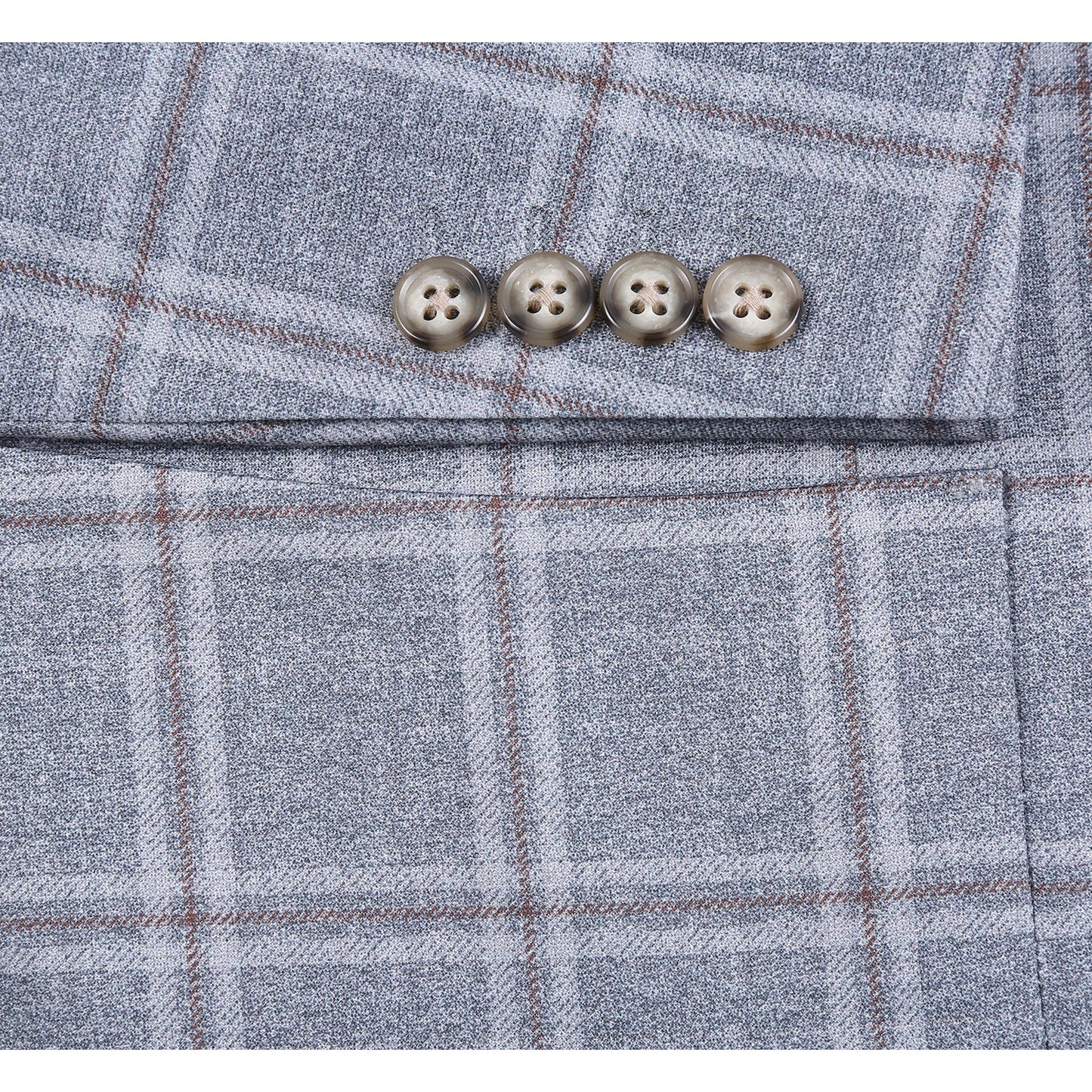 Slim Fit Riserva Jacket - Light Grey PF25-1