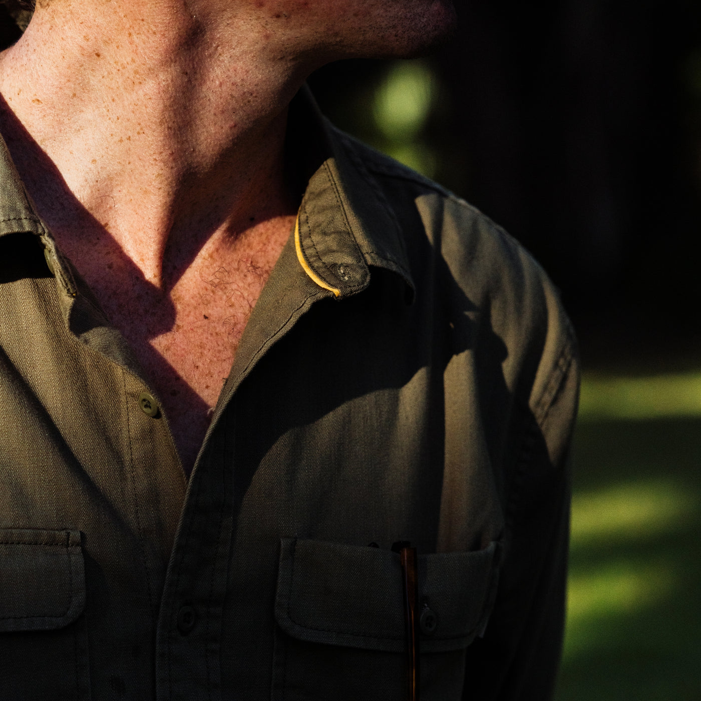 Marsh South End Button Up - Light Olive