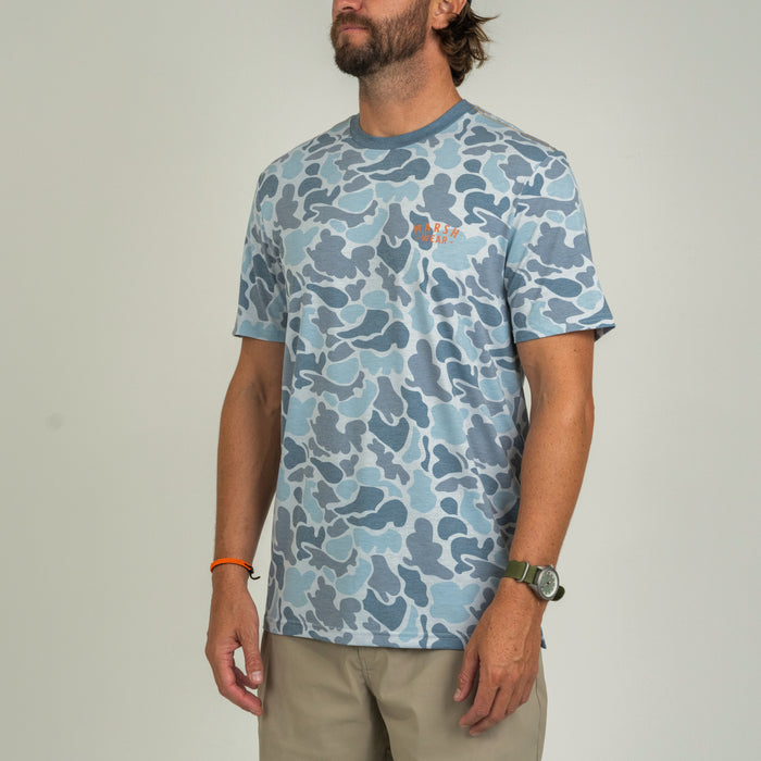 Marsh Wear Stackhouse Hagood Tee - Silver Mallard Camo