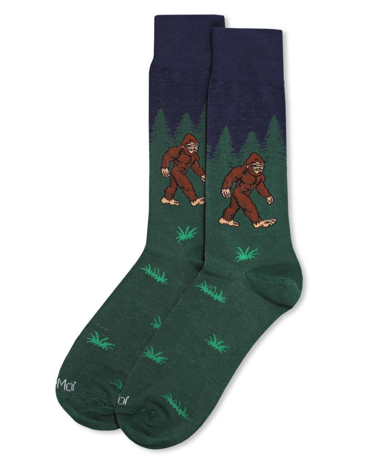 Bigfoot is Real Bamboo Blend Crew Socks