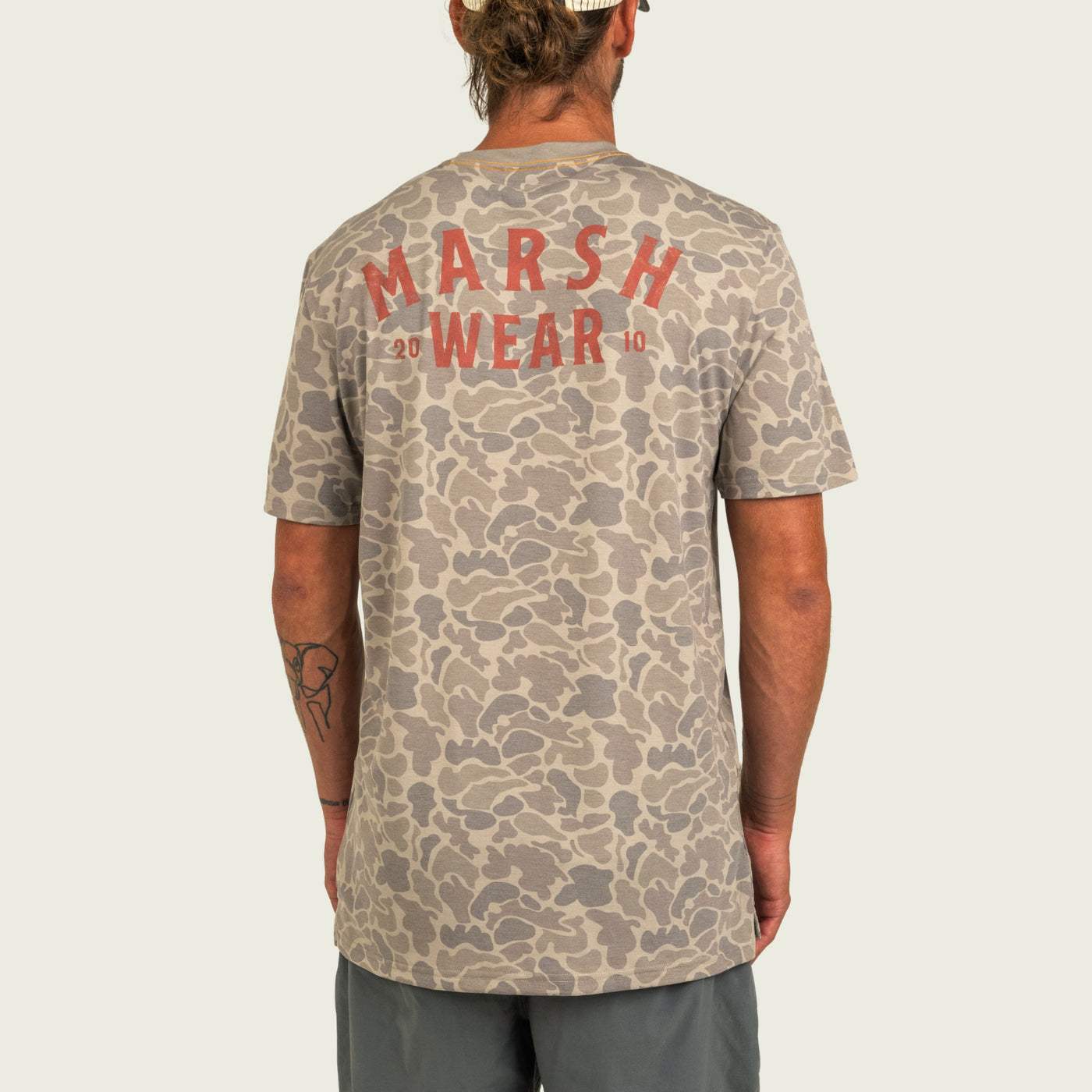 Marsh Wear Khaki Mallard Camo Stackhouse Hagood Tee