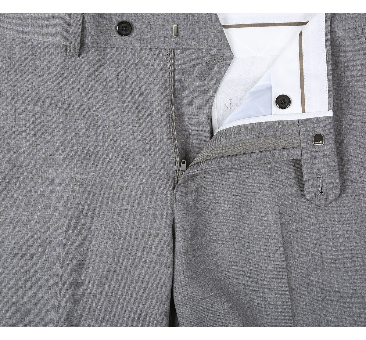 Alessandro Vitello | Super 140's Slim Wool Suit | Light Grey