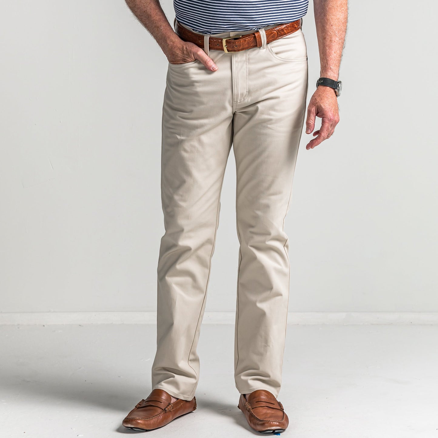 Onward Reserve Classic Five Pocket Pants - Stone