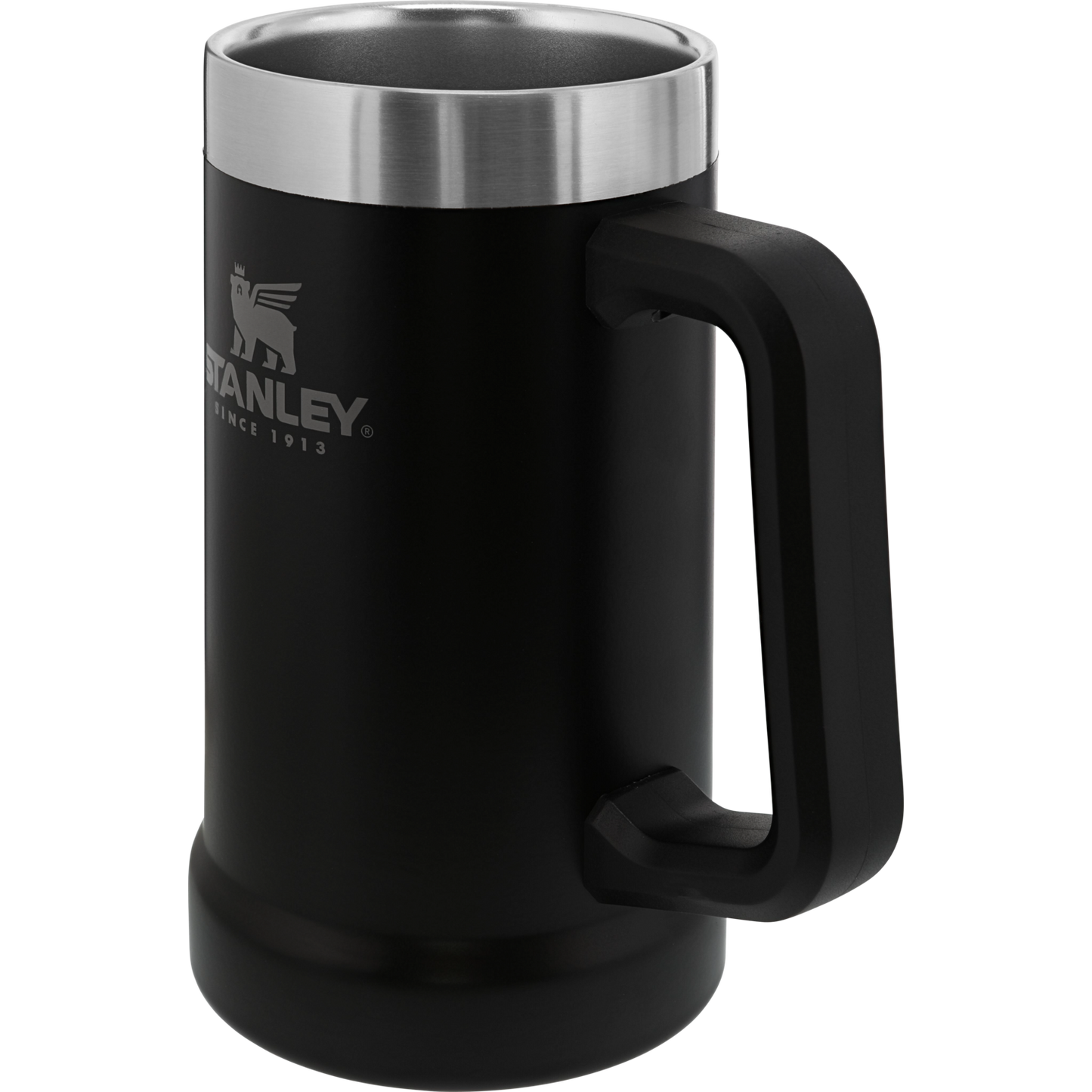 Adventure Big Grip Beer Stein - Matte Black | 24 OZ