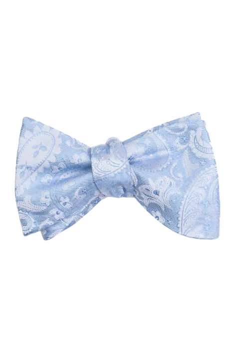 Bow Tie | Paisley Whisper | Periwinkle Blue