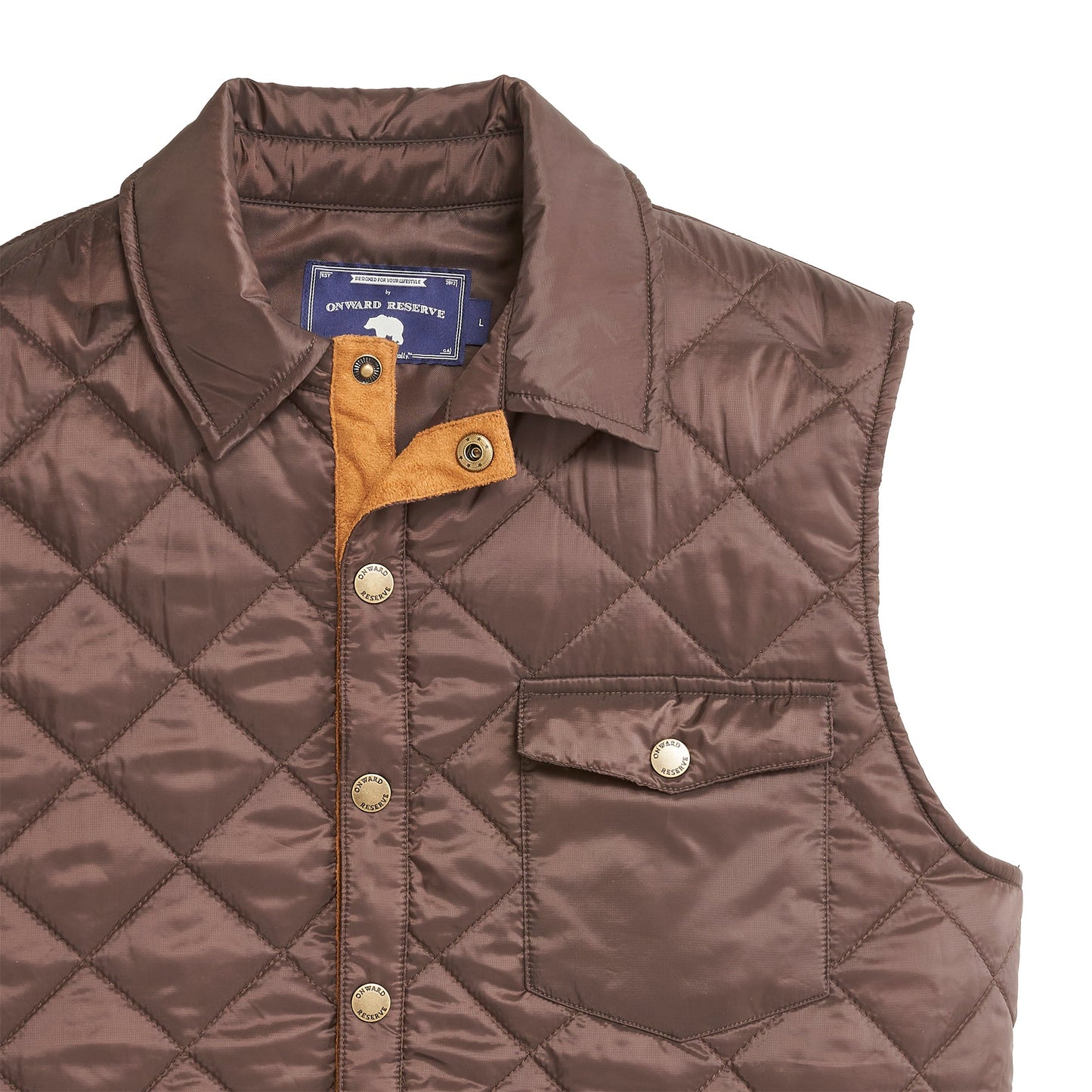 Onward Reserve Braswell Vest - Dark Brown