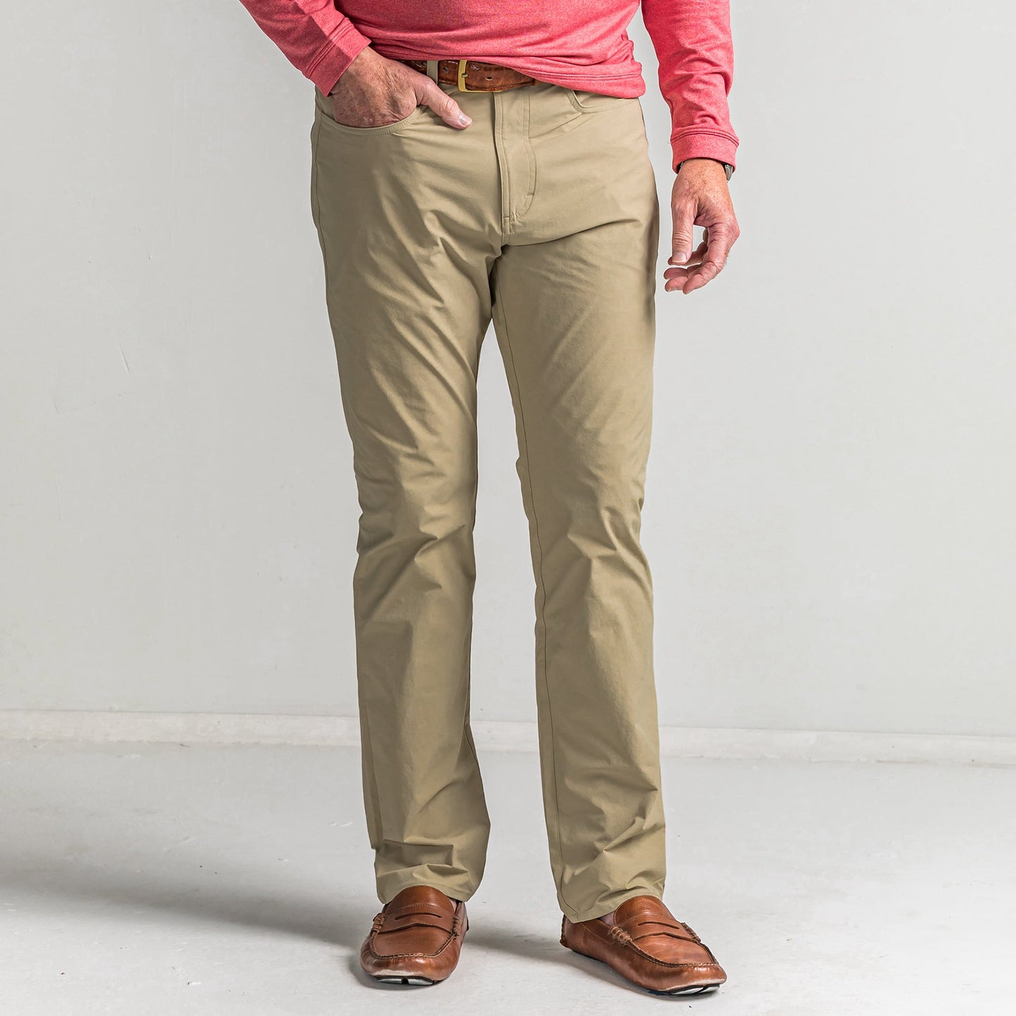 Onward Reserve Harris Performance Five Pocket Pants - Tan