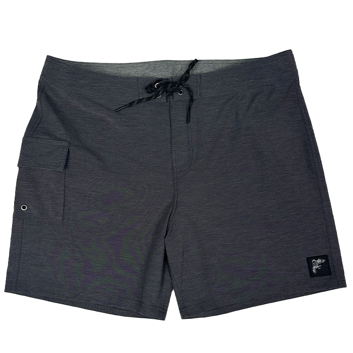 Roosters Board Short - Heathered Black