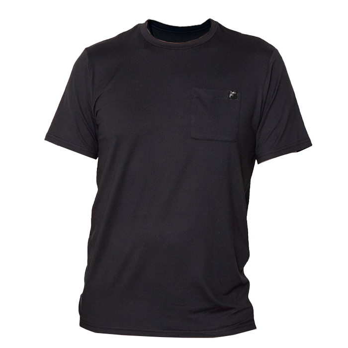 Roosters Performance Pocket Tee - Black