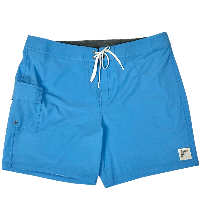 Roosters Board Short - Heathered Sky Blue