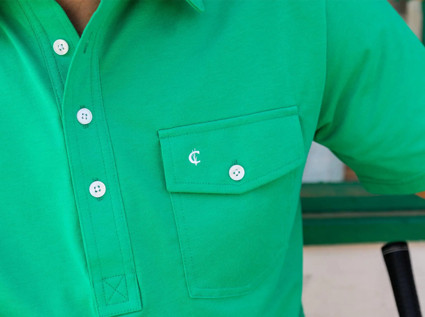 Criquet Performance Jersey Players Shirt - Augusta Green