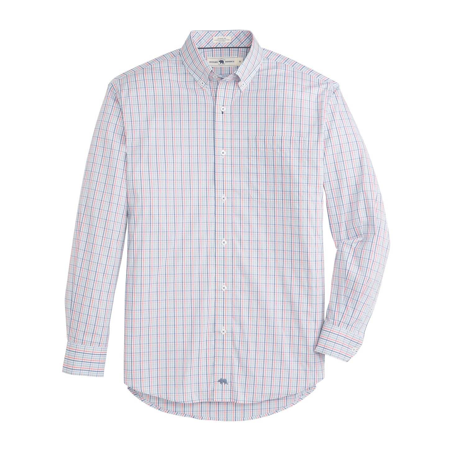 Onward Reserve Rabun Classic Fit Performance Shirt - Flamingo Plume