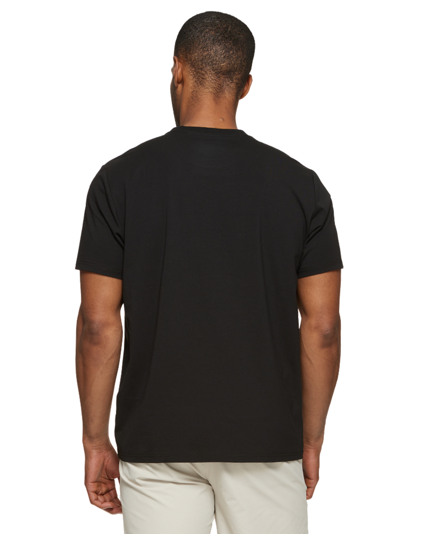 Flag and Anthem Essential Stretch Crewneck Tee - Black