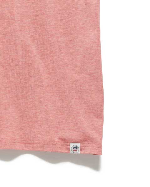 Flag and Anthem Essential Stretch Crewneck Tee - Coral Heather