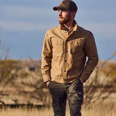 Tom Beckbe Chatom Waxed Jacket - Wheat
