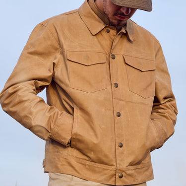 Tom Beckbe Chatom Waxed Jacket - Wheat