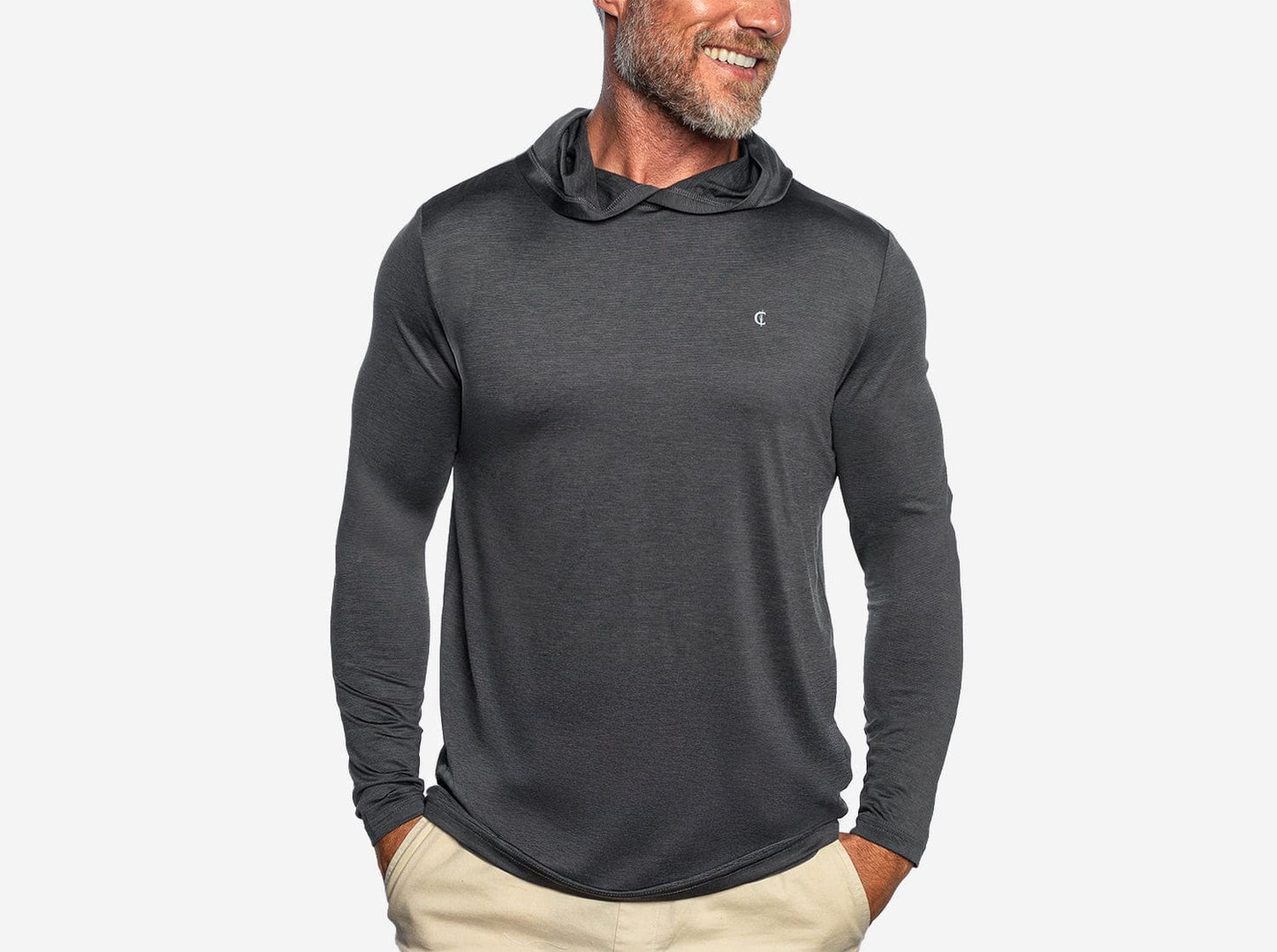 Criquet Performance Sport Hoodie- Coal