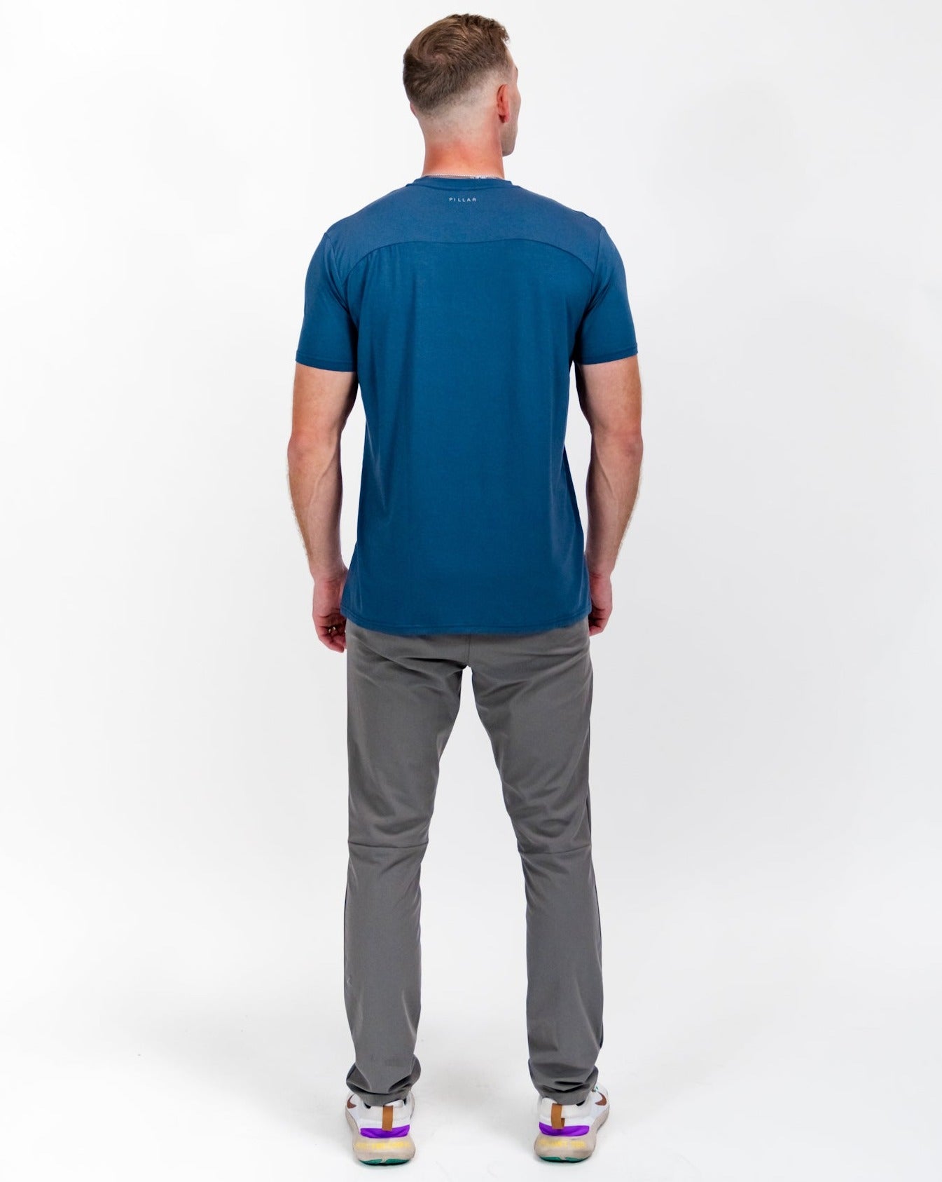 Pillar Athletics Leo Navy Tee