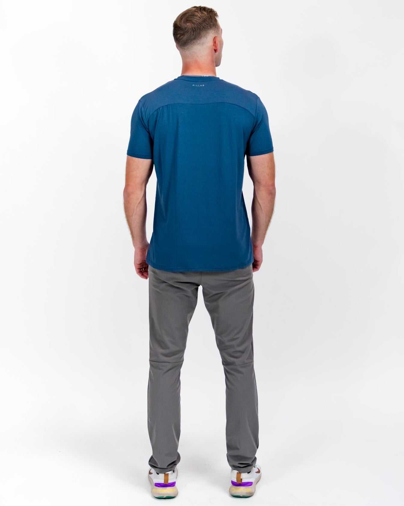 Pillar Athletics Leo Navy Tee