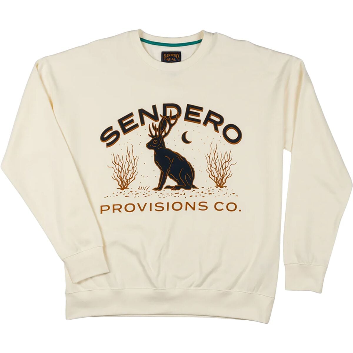 Sendero Jackalope Sweatshirt - Vintage White