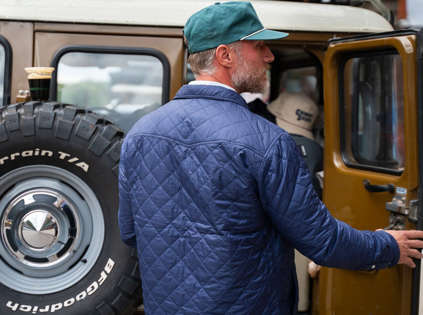 Criquet Quilted Shacket - Navy
